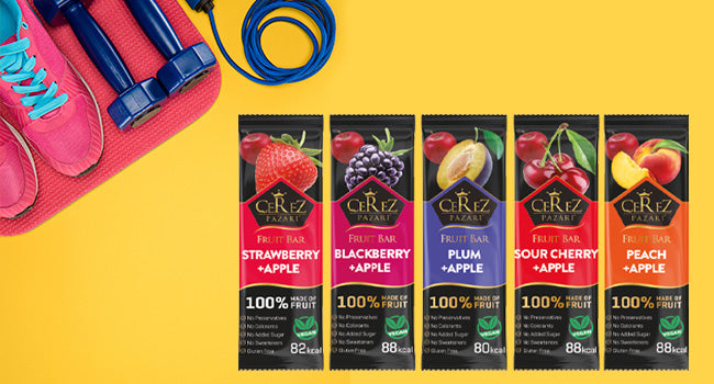 Dried Fruit Roll Ups Strawberry, Blackberry, Plum, Sour Cherry and Peach 25g x 35 pack